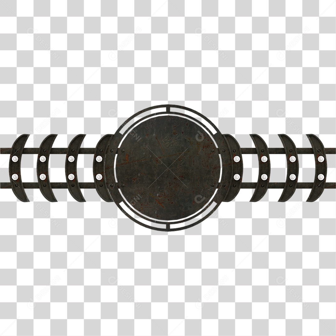 Painel de Metal PNG Transparente