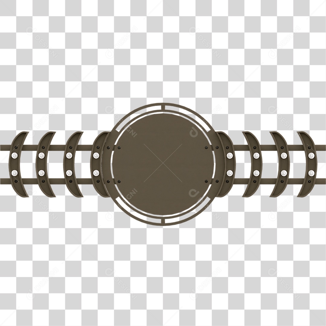 Painel de Metal PNG Transparente