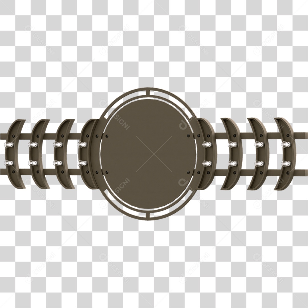 Painel de Metal PNG Transparente