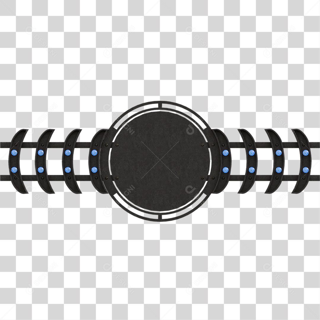 Painel de Metal PNG Transparente