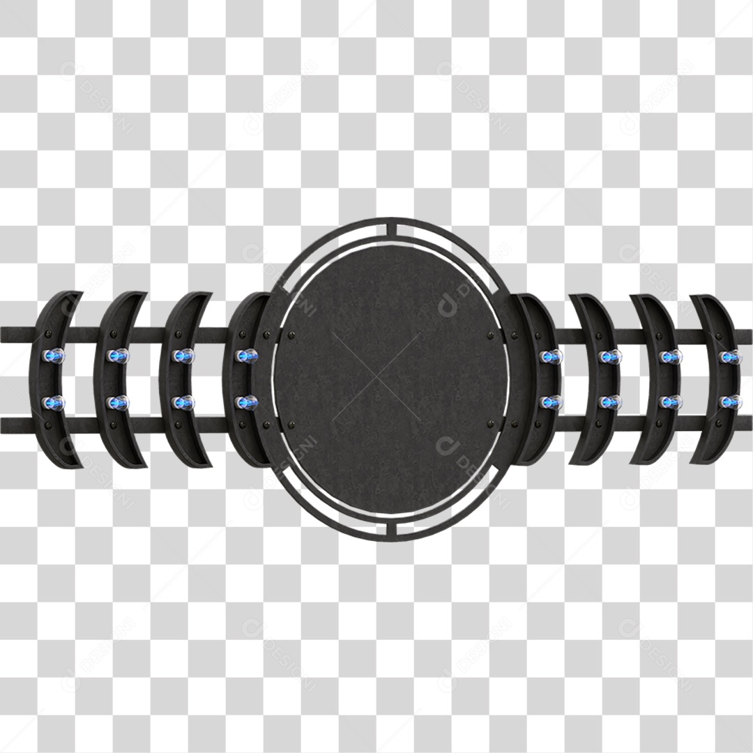 Painel de Metal PNG Transparente