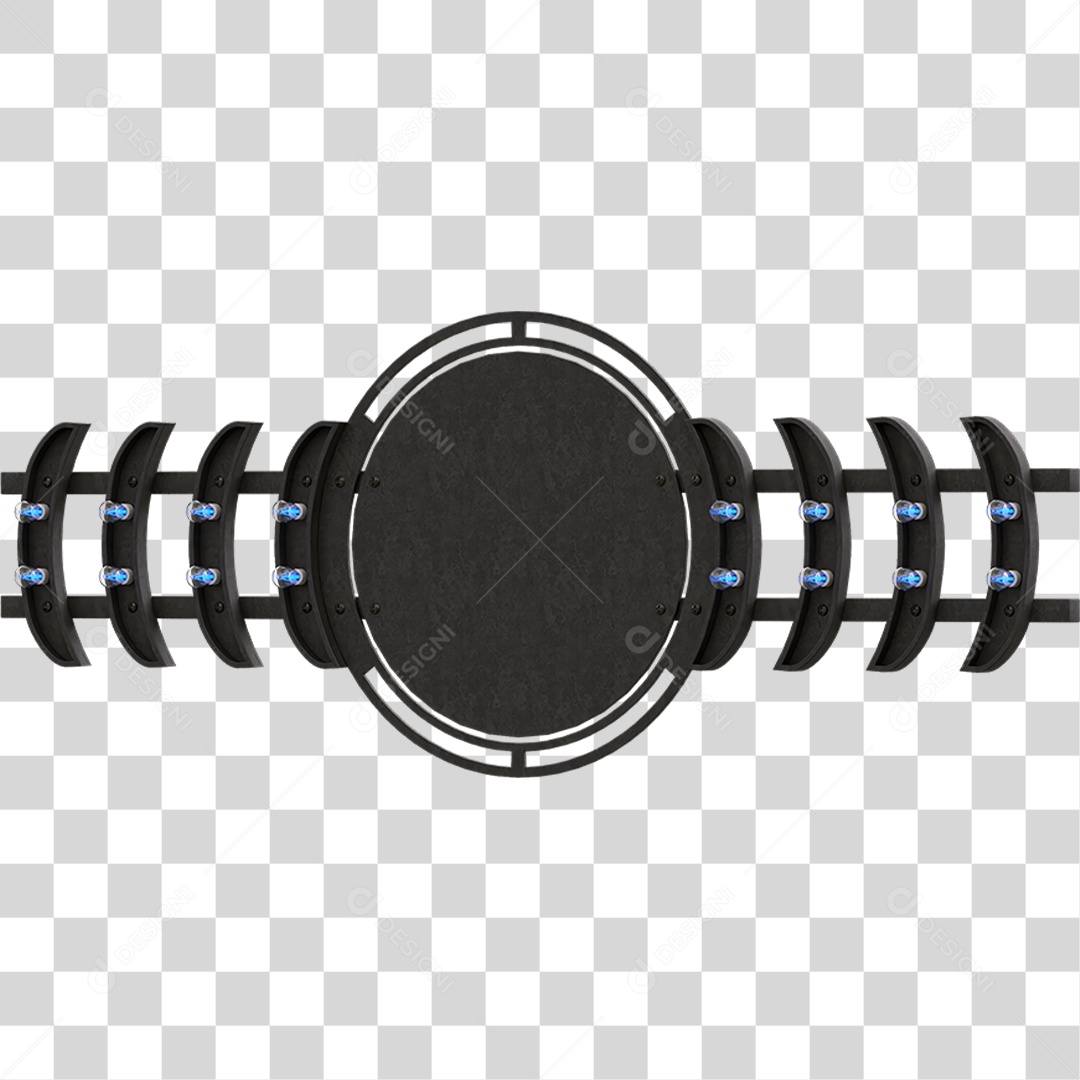 Painel de Metal PNG Transparente