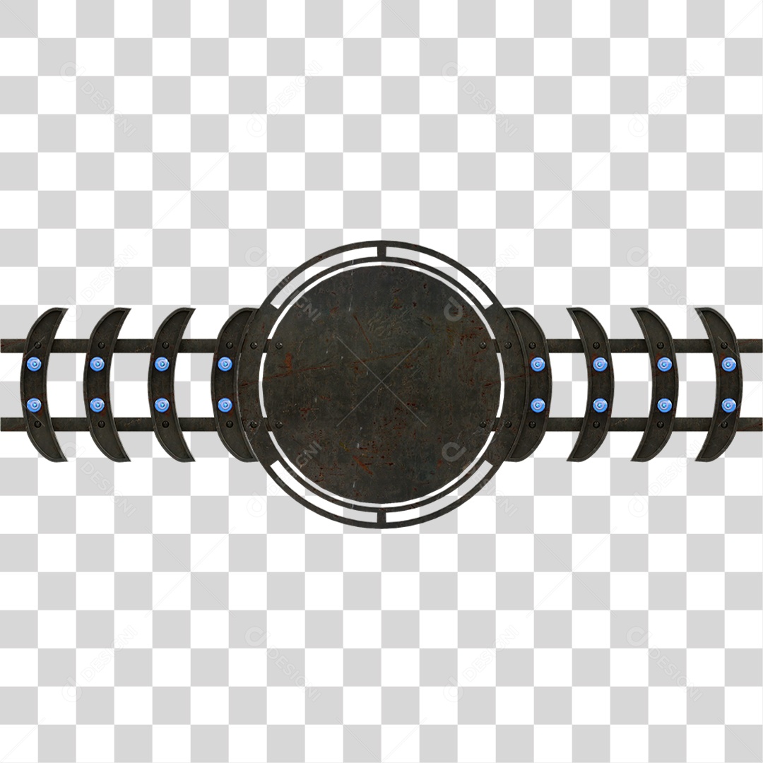 Painel de Metal PNG Transparente