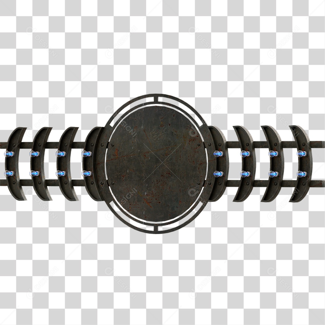 Painel de Metal PNG Transparente