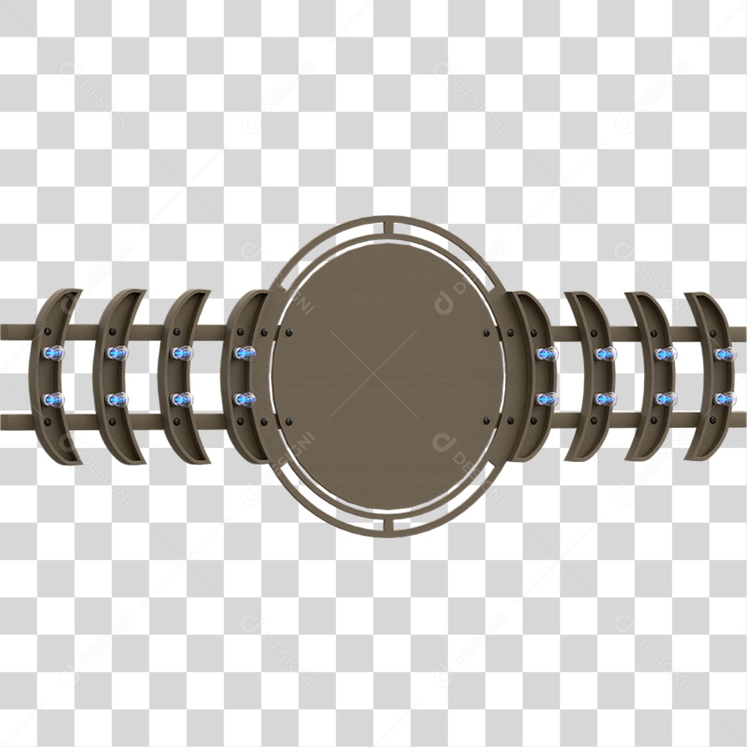 Painel de Metal PNG Transparente