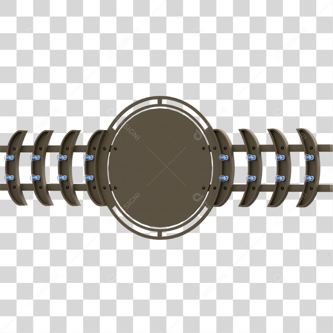 Painel de Metal PNG Transparente