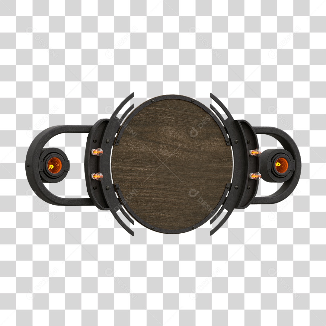 Painel de Madeira PNG Transparente