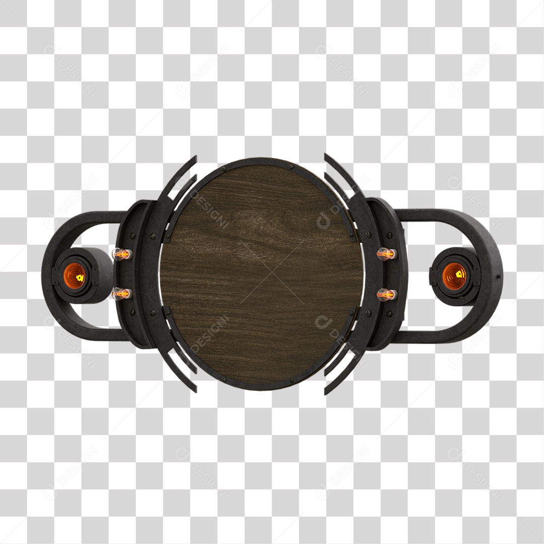 Painel de Madeira PNG Transparente