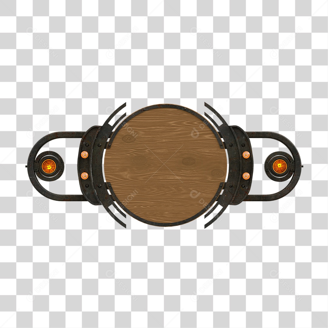 Painel de Madeira PNG Transparente