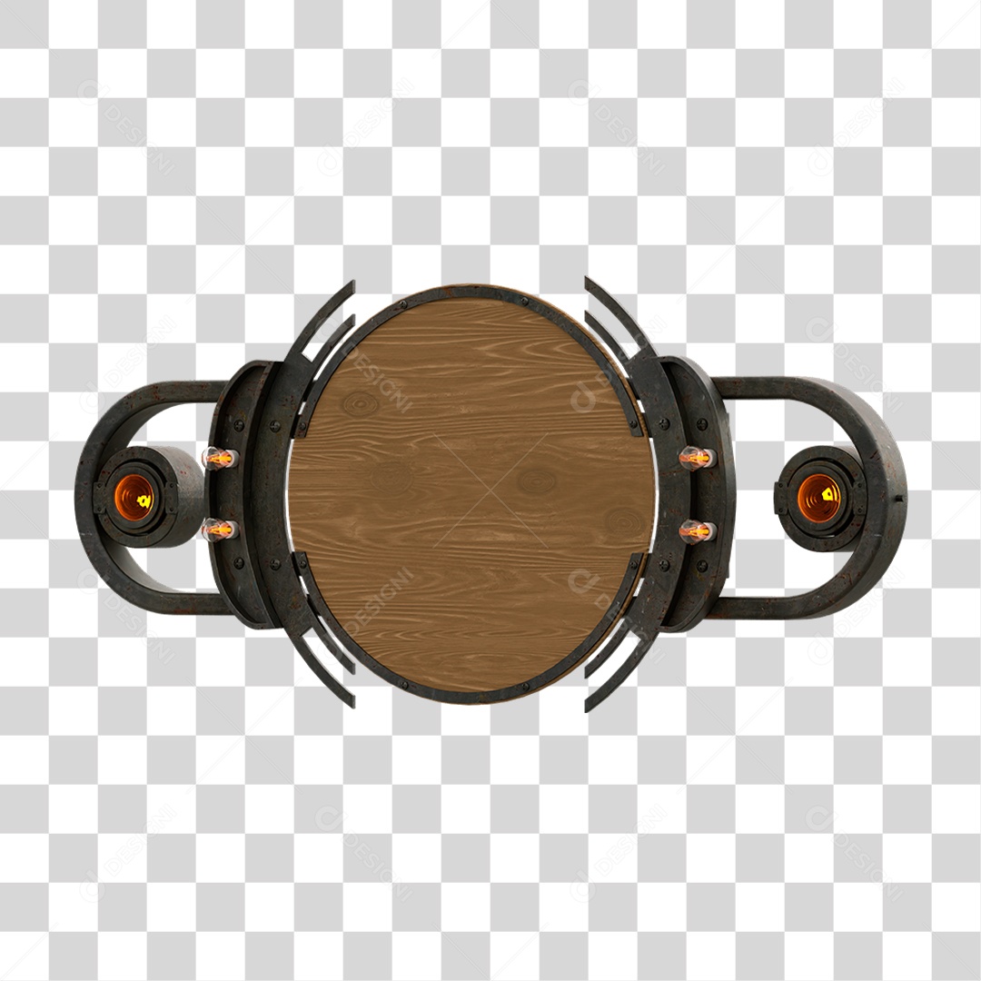 Painel de Madeira PNG Transparente