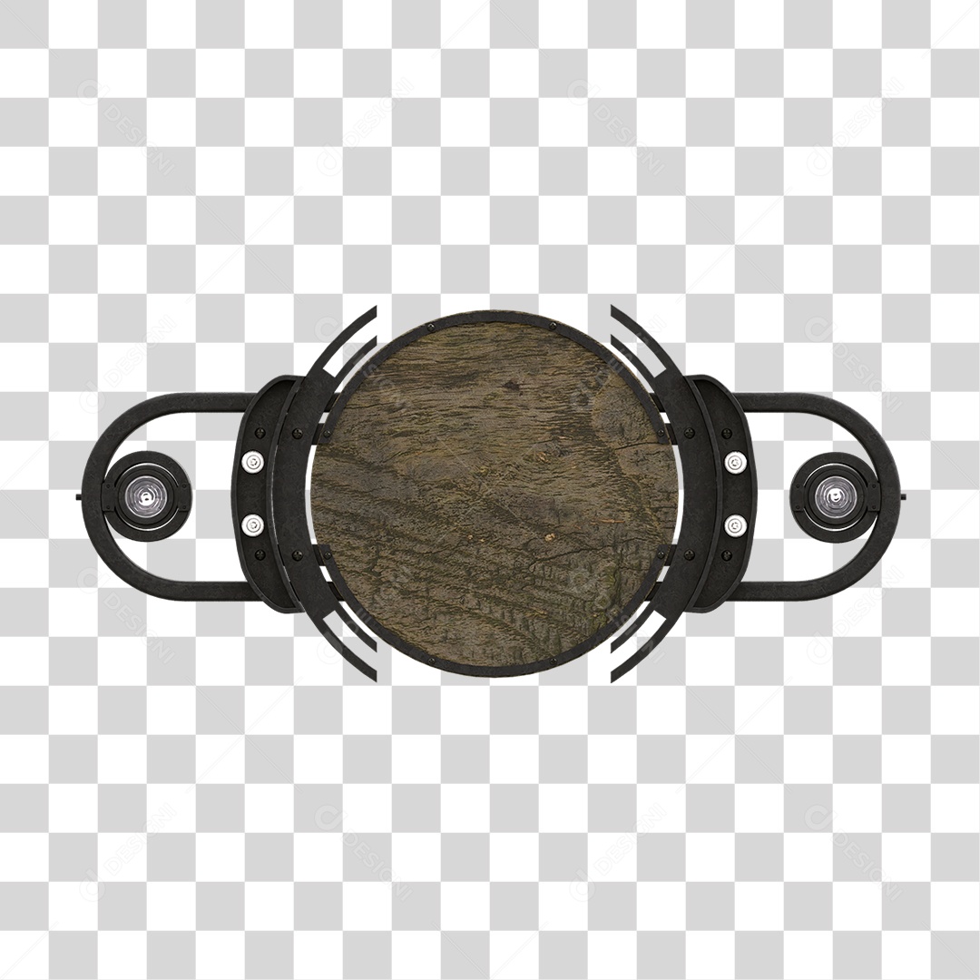 Painel de Madeira PNG Transparente