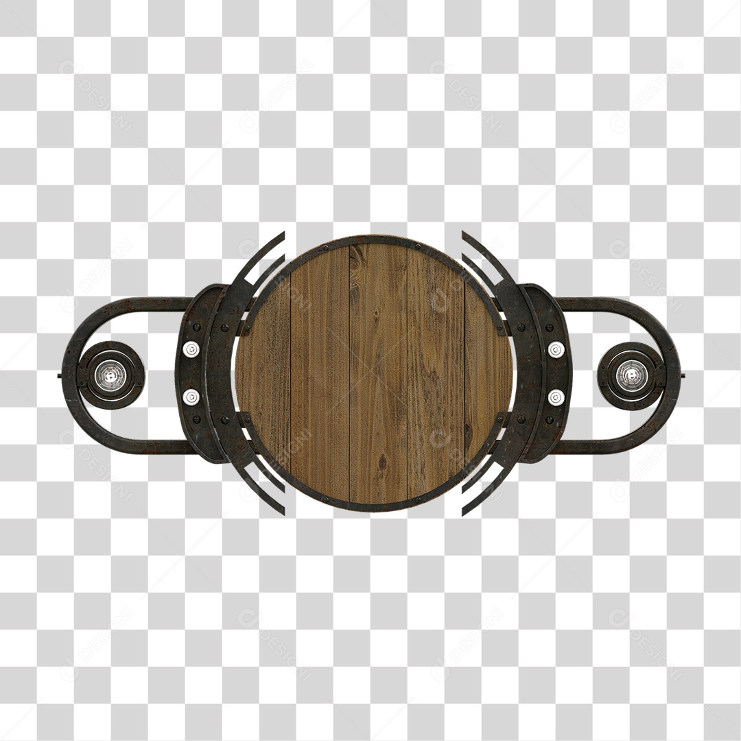 Painel de Madeira PNG Transparente