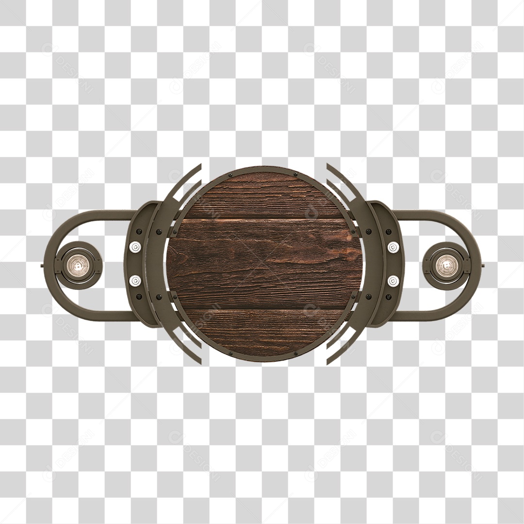 Painel de Madeira PNG Transparente