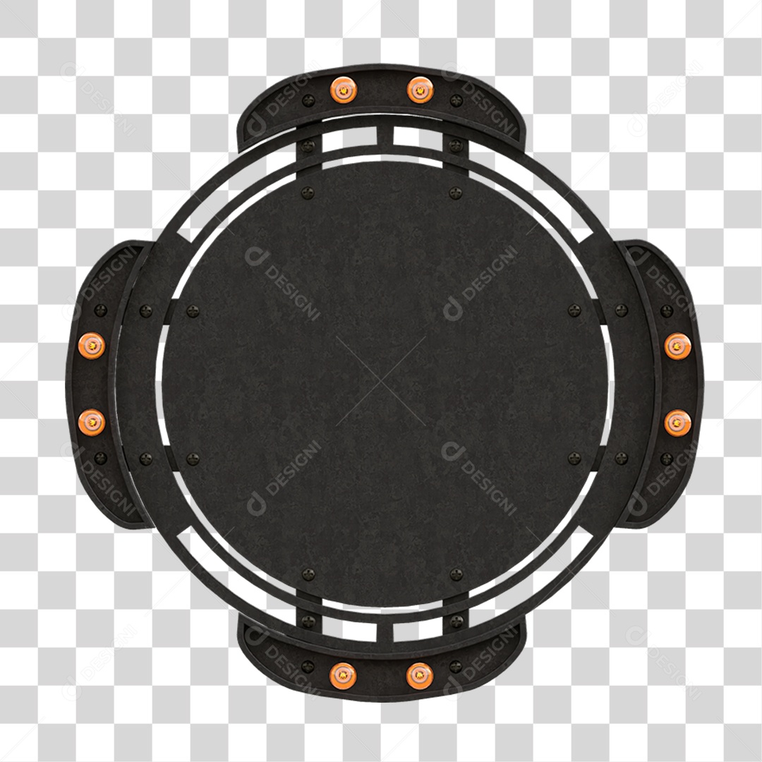 Painel de Metal PNG Transparente