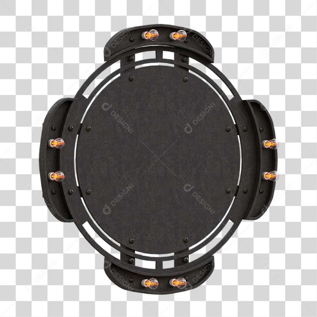 Painel de Metal PNG Transparente