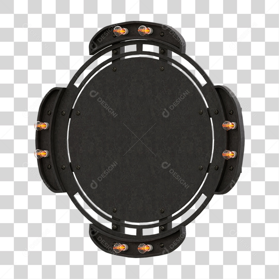 Painel de Metal PNG Transparente