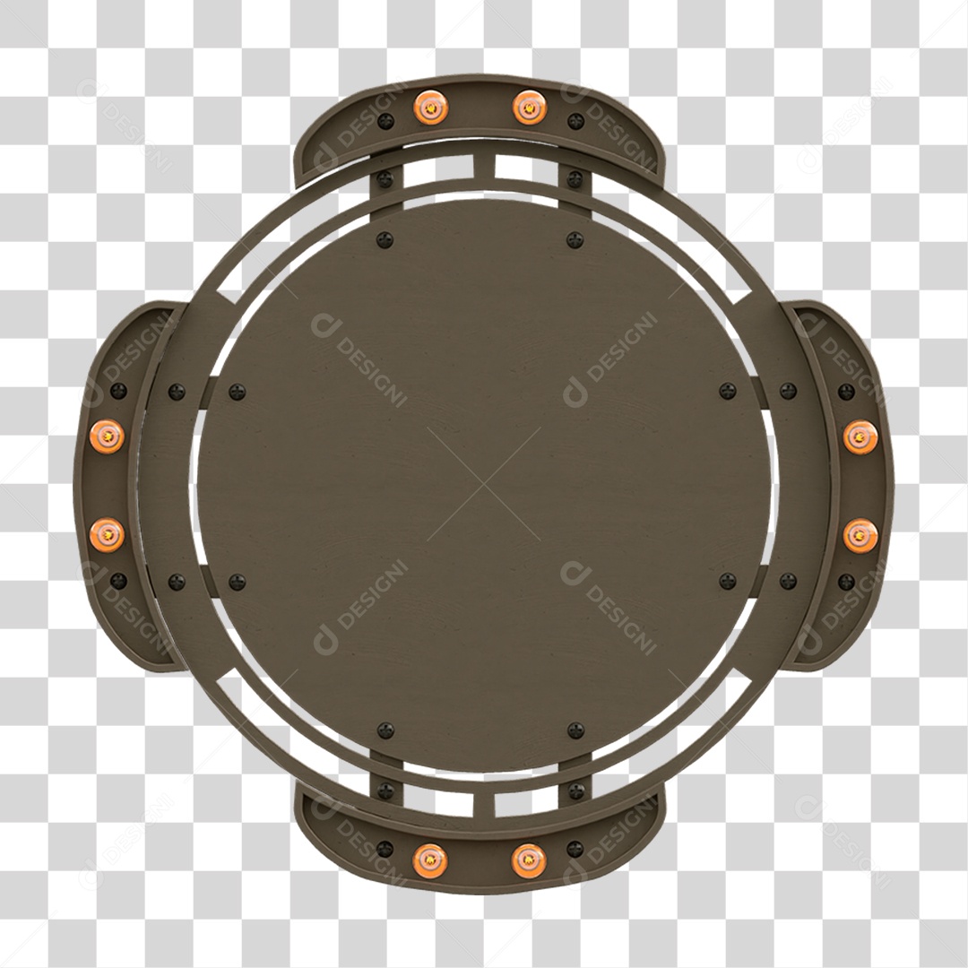 Painel de Metal com Led PNG Transparente