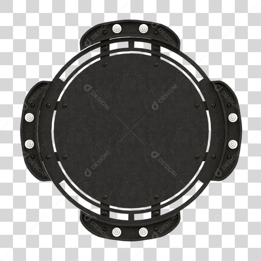 Painel de Metal com Led PNG Transparente