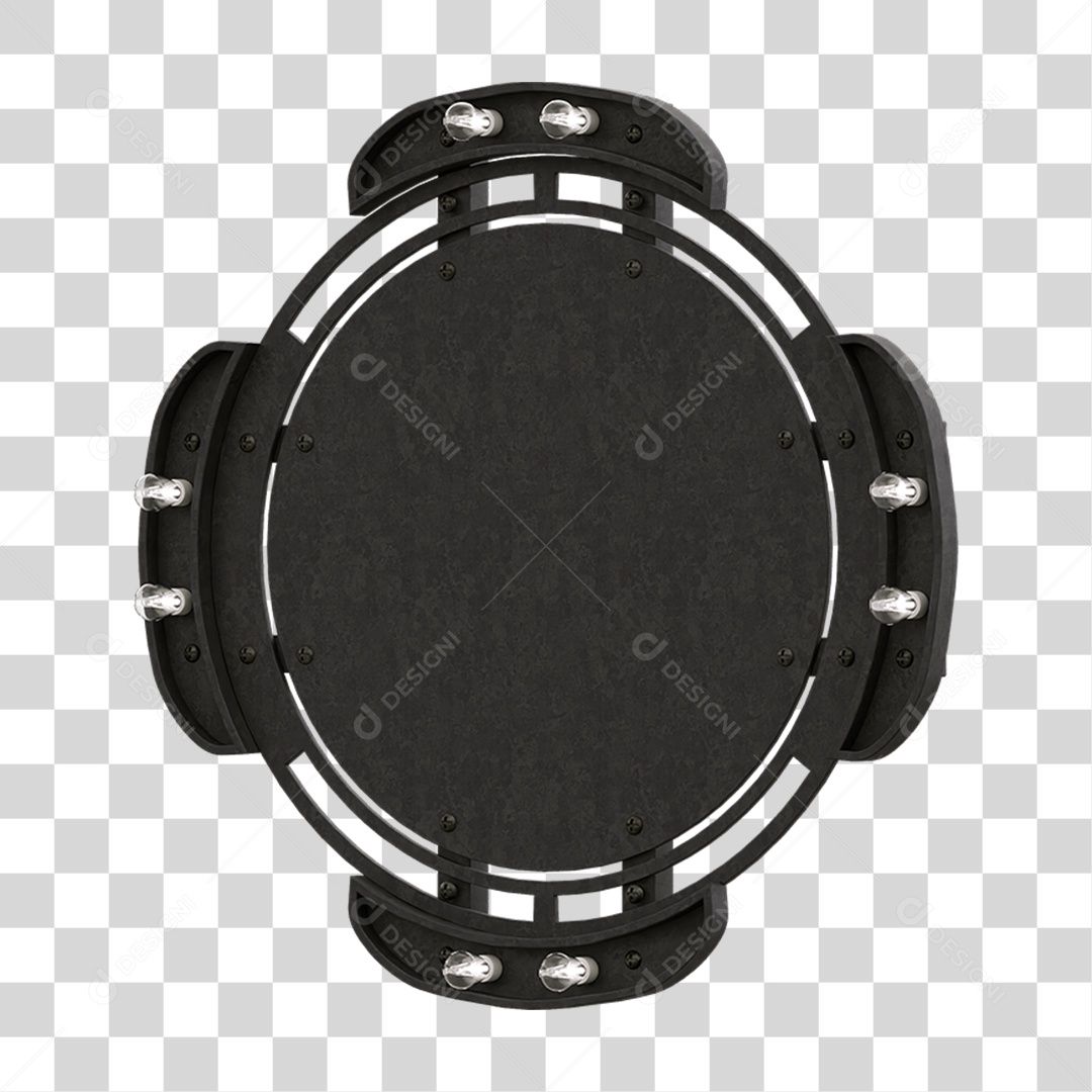 Painel de Metal PNG Transparente