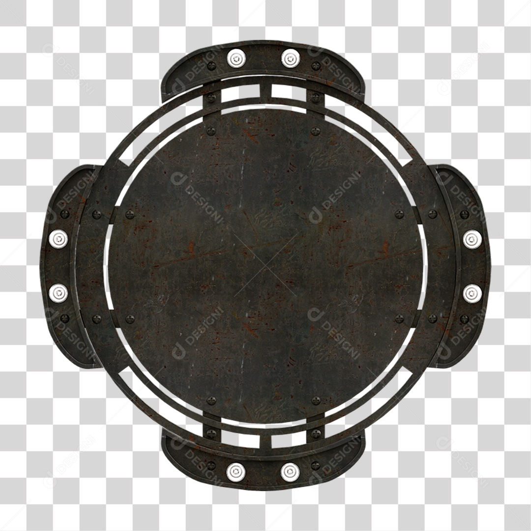 Painel de Metal com Led PNG Transparente