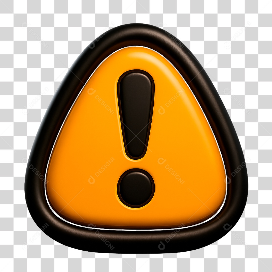 Símbolo de Alerta PNG Transparente