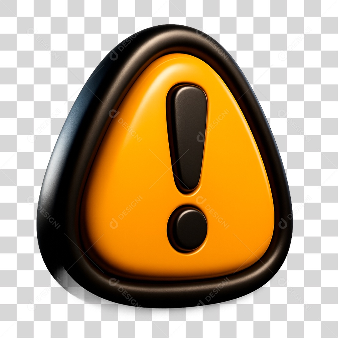 Símbolo de Alerta PNG Transparente