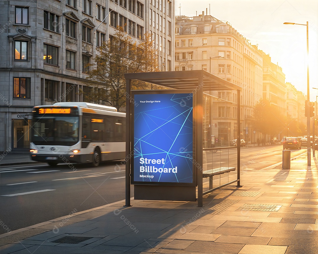 Mockup Anúncio Publicitário PSD Editável