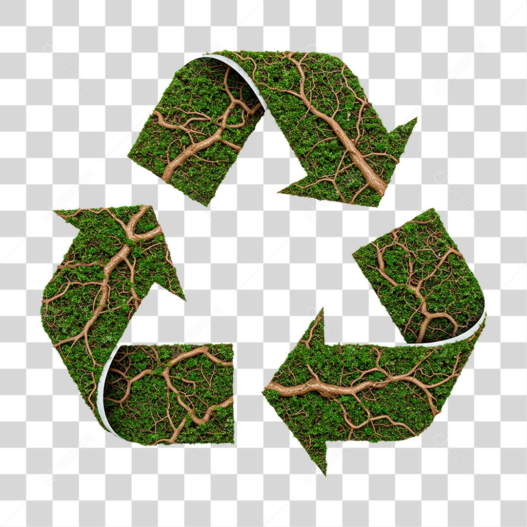 Símbolo de Reciclagem PNG Transparente