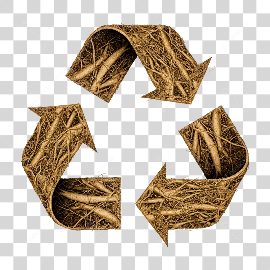 Símbolo de Reciclagem PNG Transparente