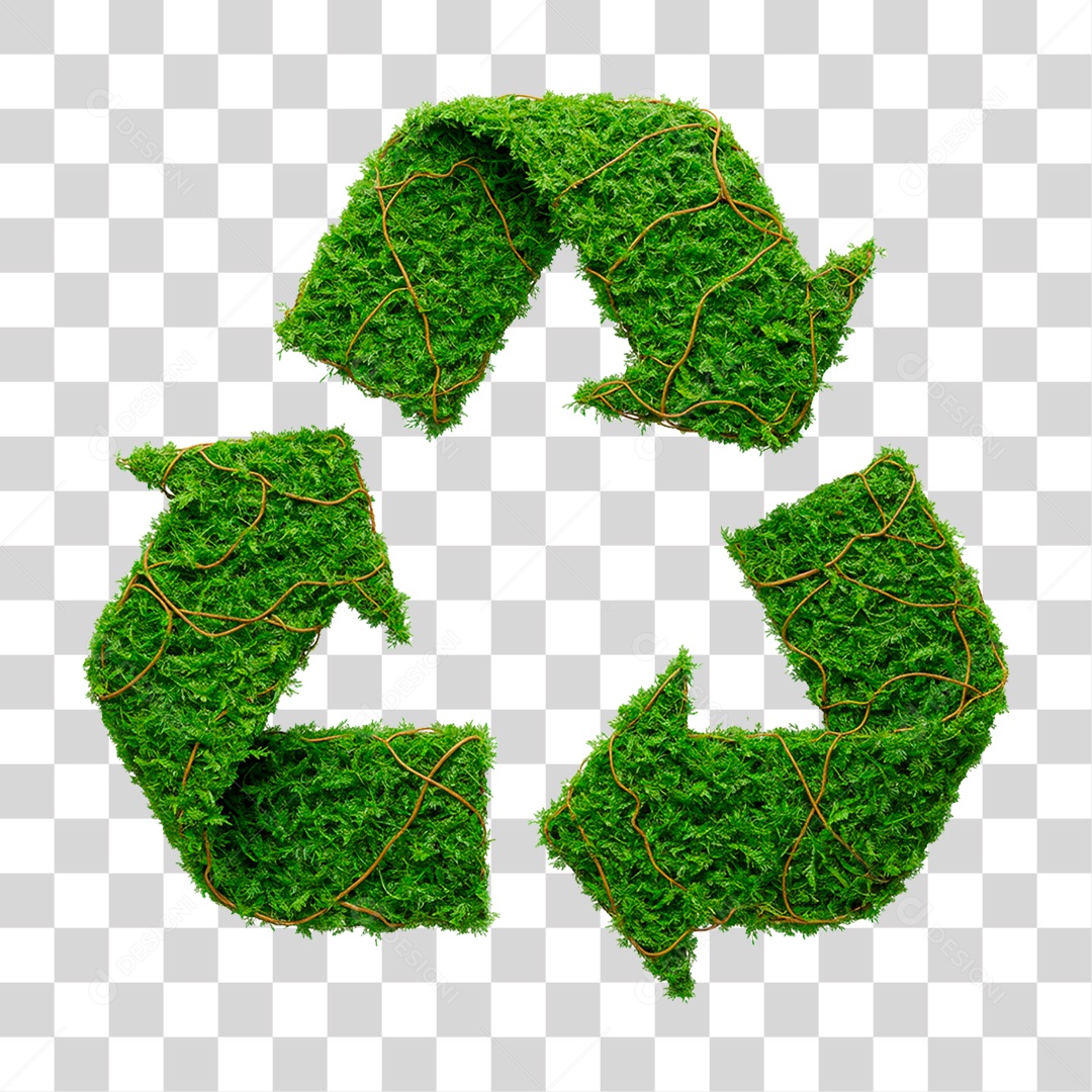 Símbolo de Reciclagem PNG Transparente