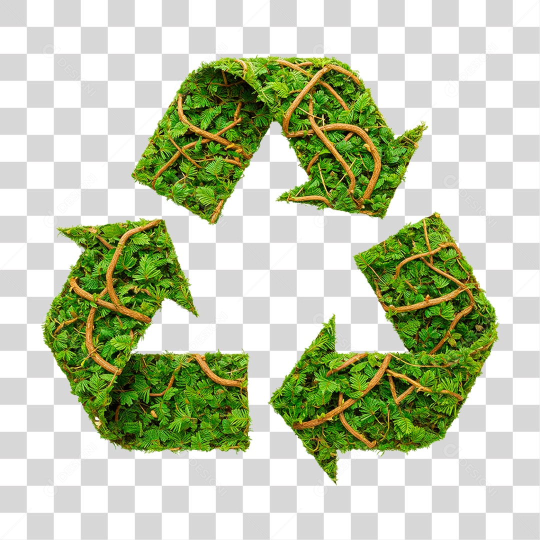 Símbolo de Reciclagem PNG Transparente