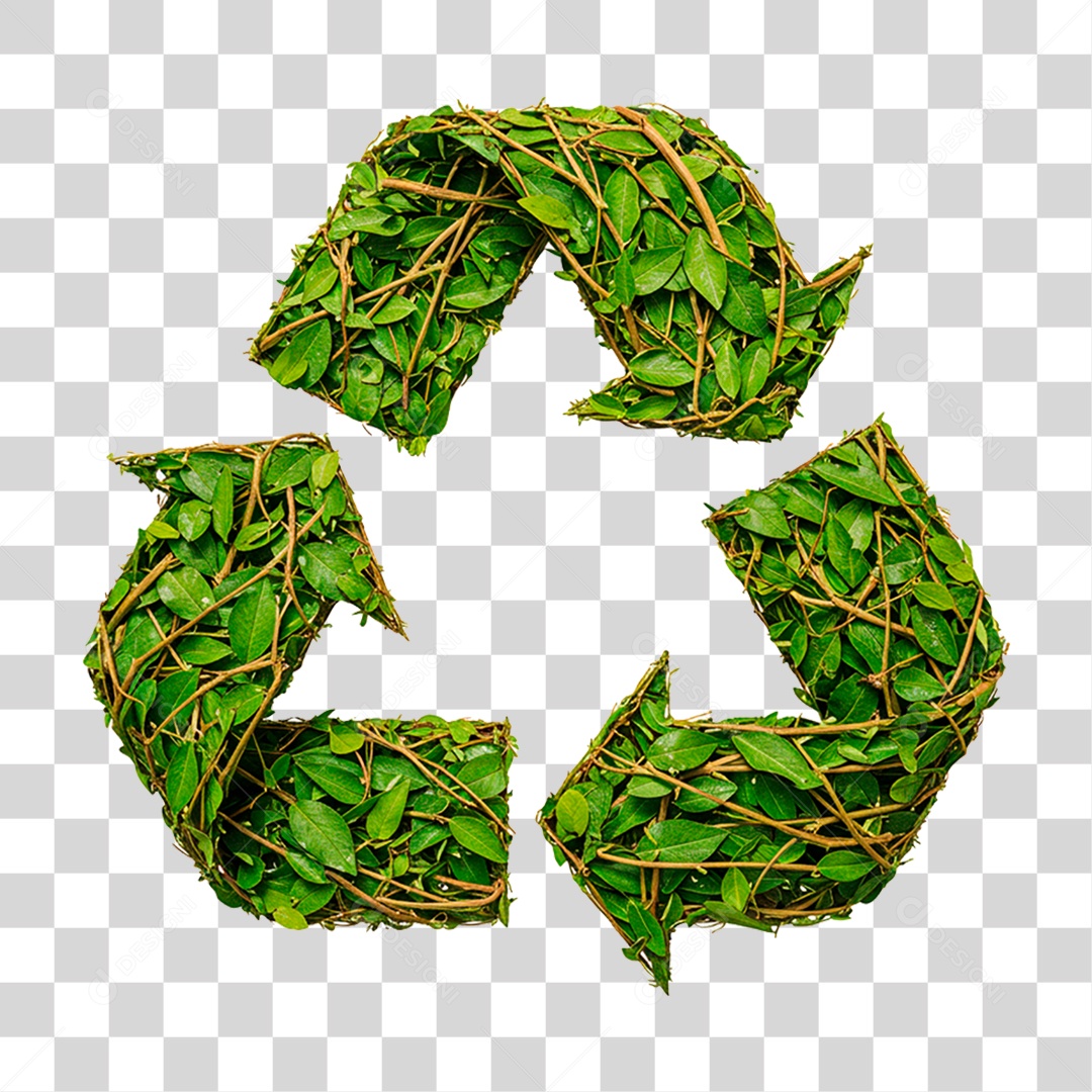 Símbolo de Reciclagem PNG Transparente