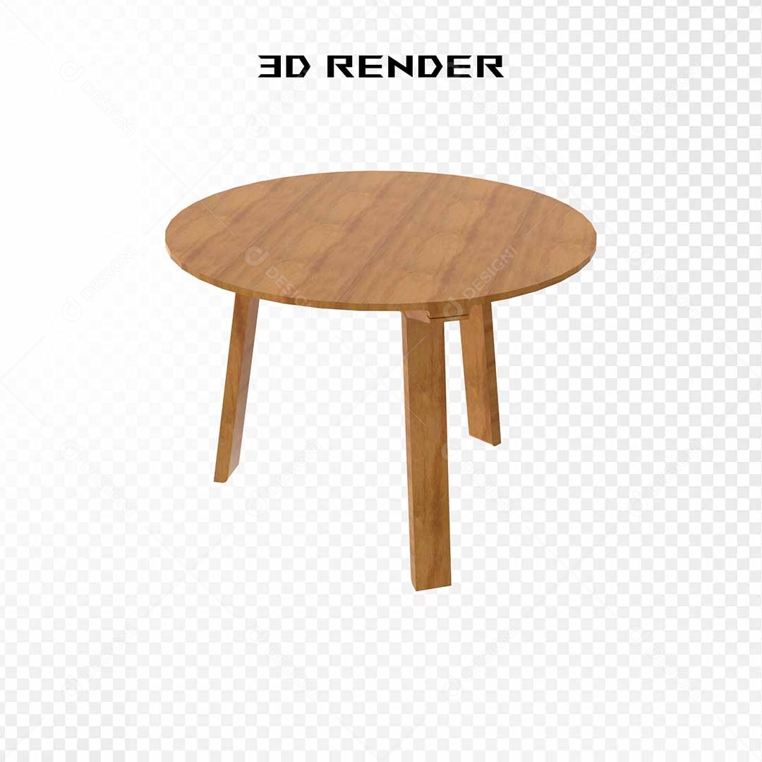 Mesa 3D Elemento para Composição PSD