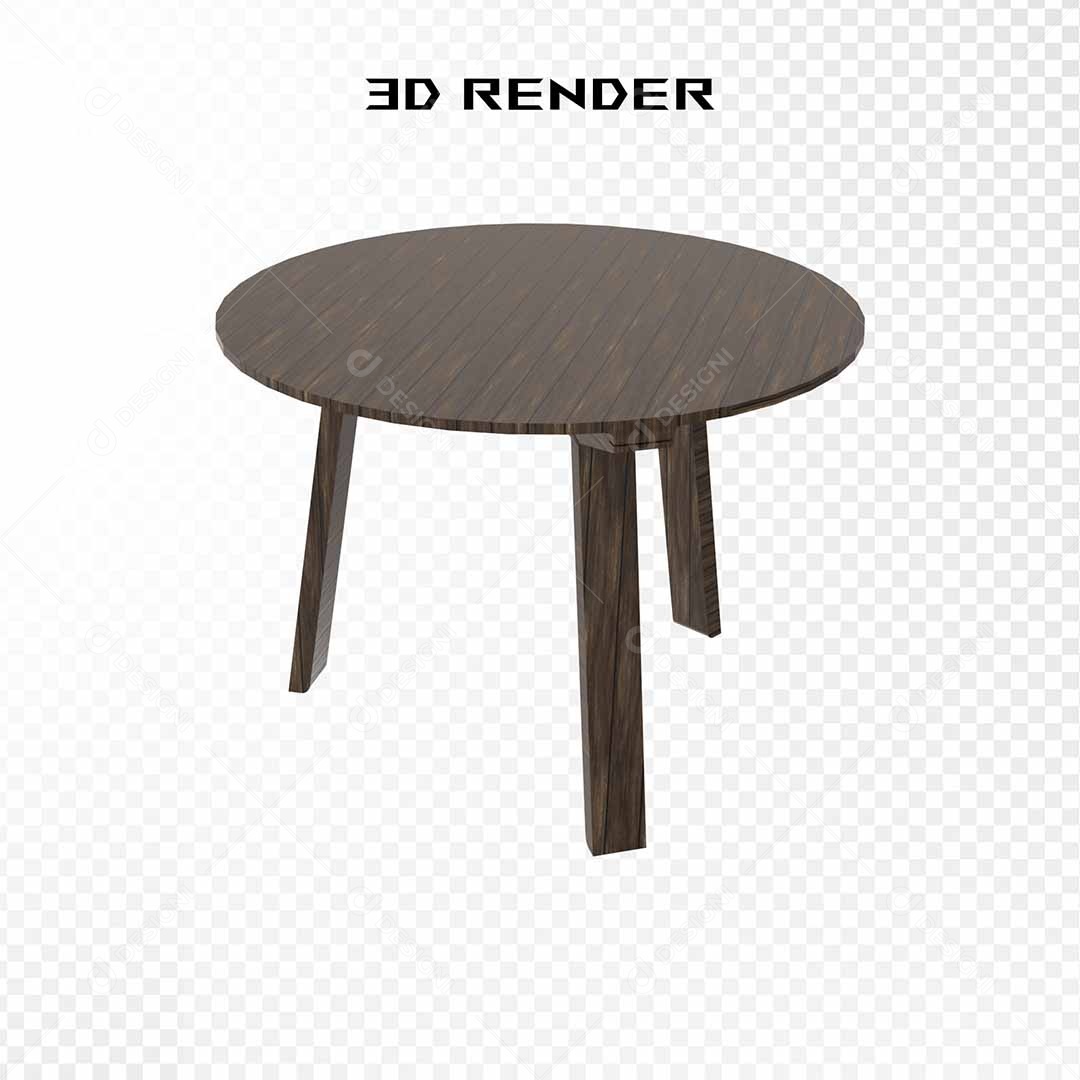 Mesa 3D Elemento para Composição PSD