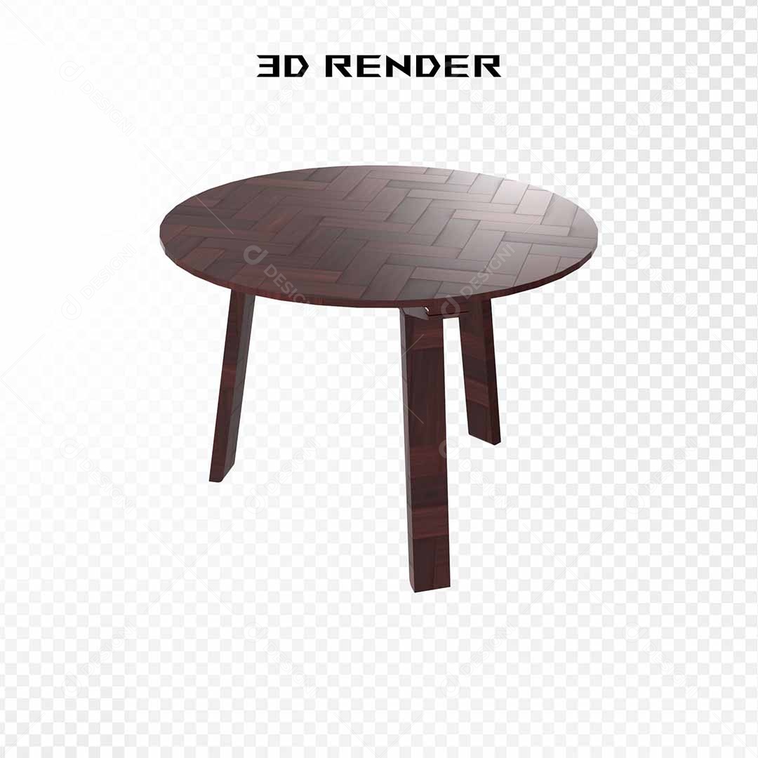 Mesa 3D Elemento para Composição PSD