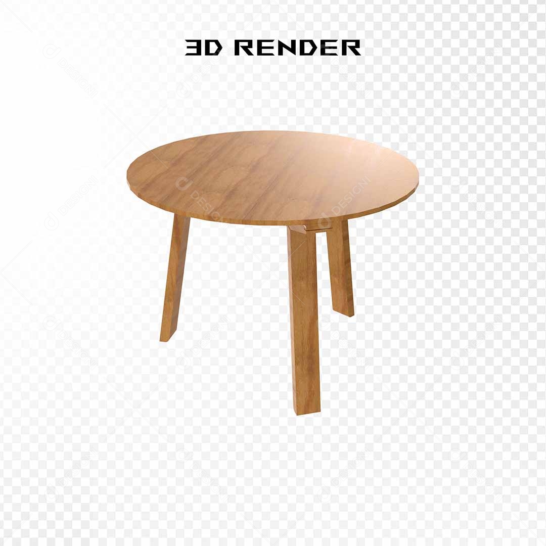 Mesa 3D Elemento para Composição PSD