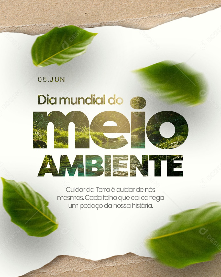 Dia Mundial do Meio Ambiente 05 de Junho Social Media PSD Editável
