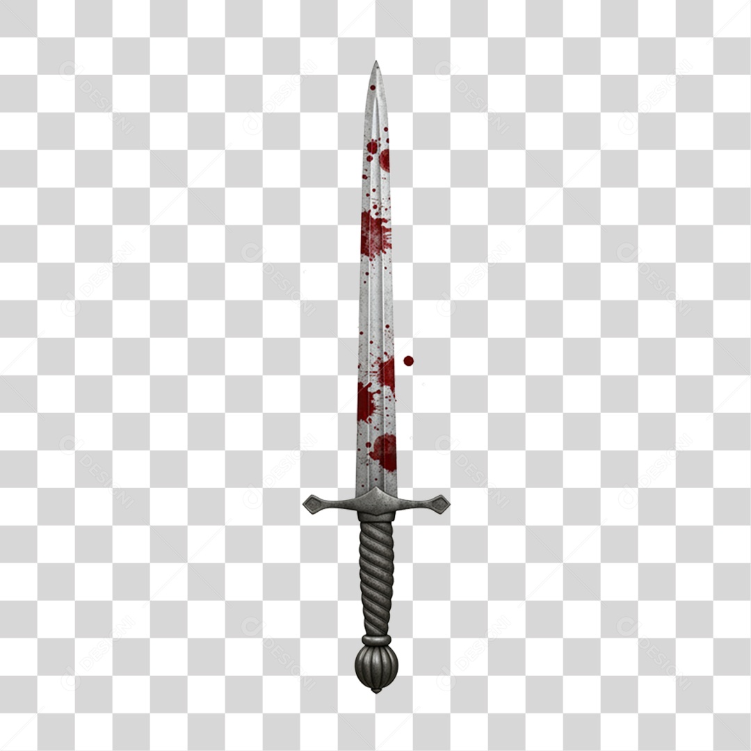 Elemento 3D Objetos Históricos 7 de Setembro Espada PNG Transparente