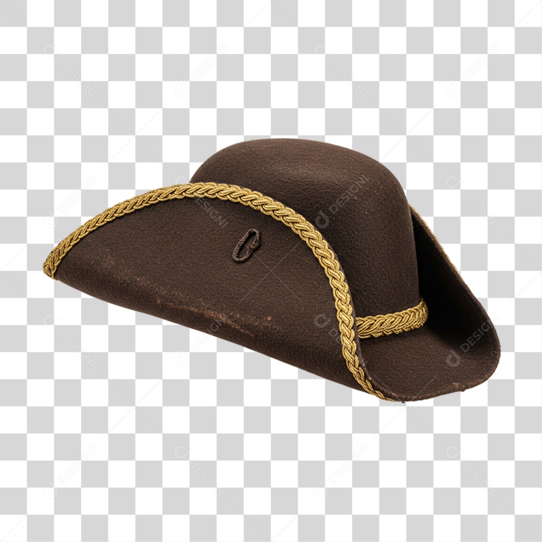 Elemento 3D Objetos Históricos 7 de Setembro Chapéu PNG Transparente