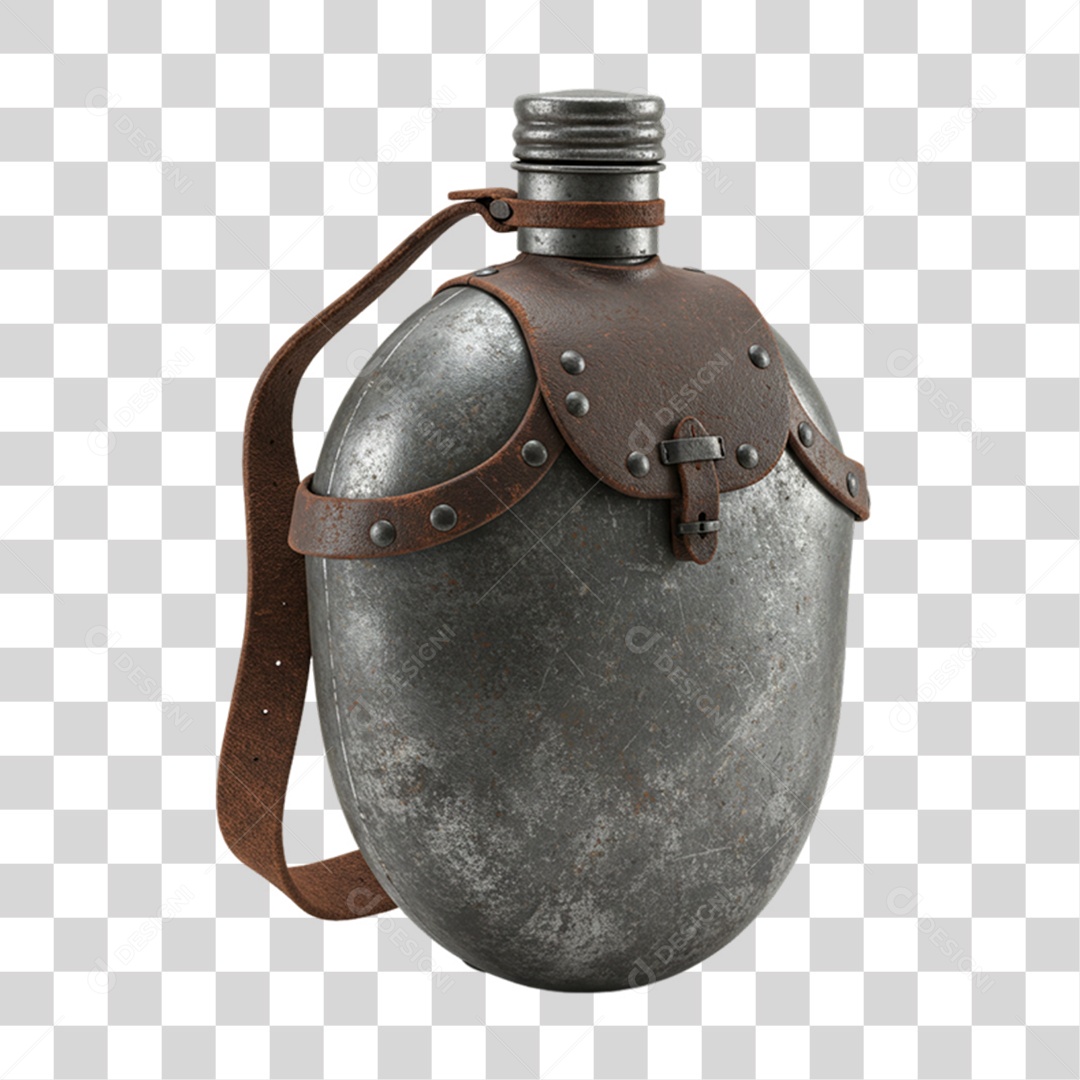 Elemento 3D Objetos Históricos 7 de Setembro Cantil PNG Transparente