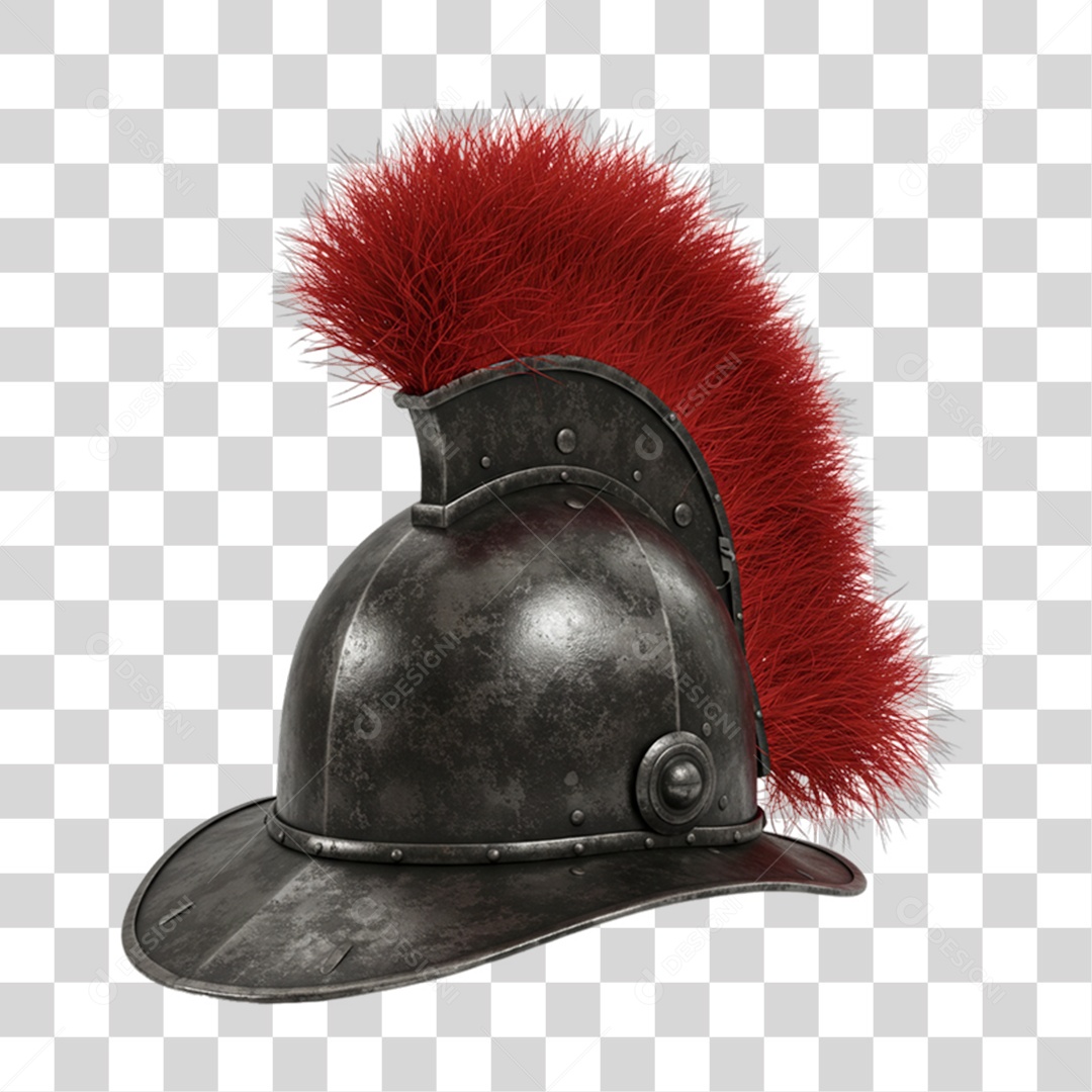 Elemento 3D Objetos Históricos 7 de Setembro Capacete PNG Transparente
