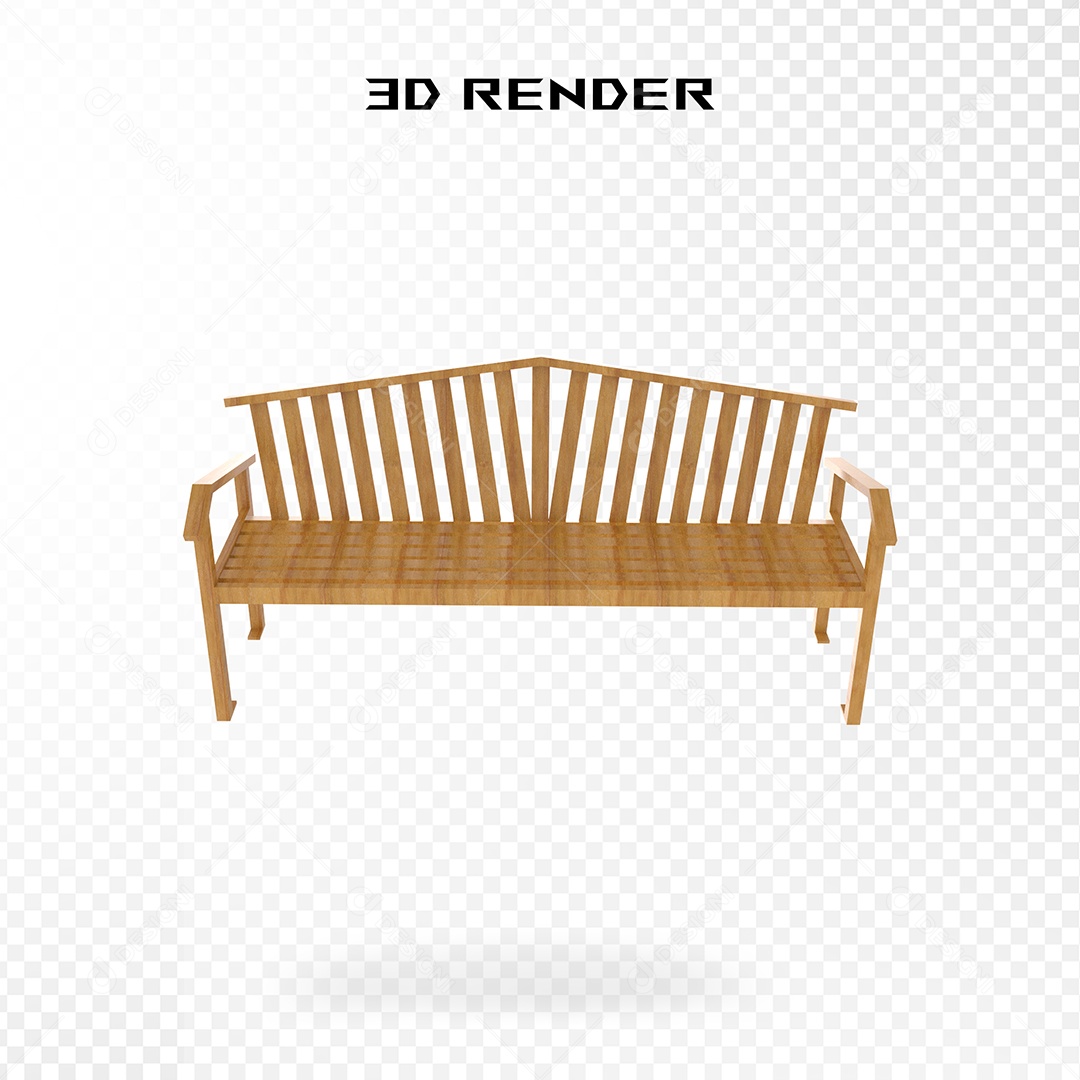 Banco 3D Elemento para Composição PSD