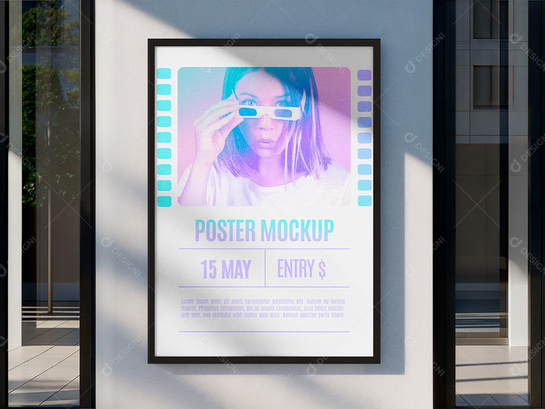 Poster Mockup PSD Editável