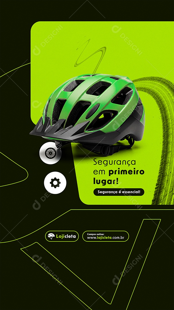 Post Story Loja de Bicicleta Social Media PSD Editável