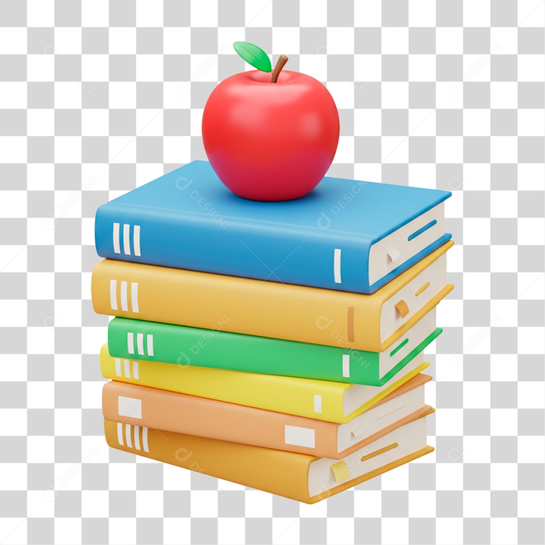 Pilha de Livros PNG Transparente