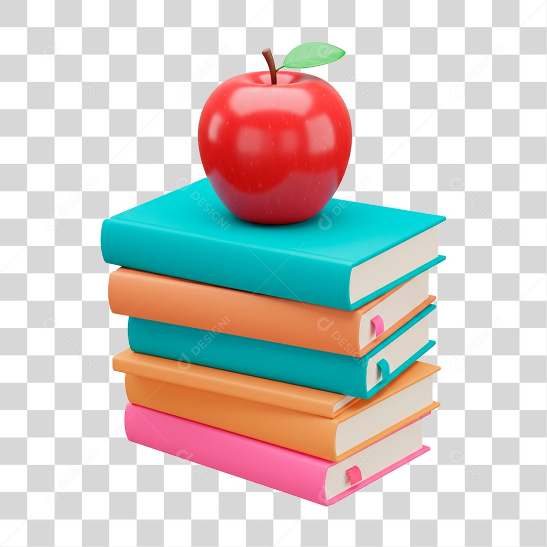 Pilha de Livros PNG Transparente