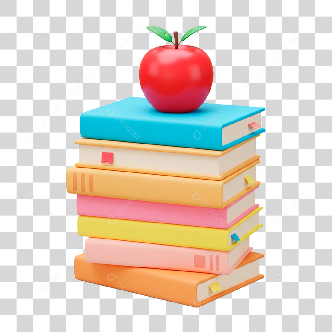 Pilha de Livros PNG Transparente