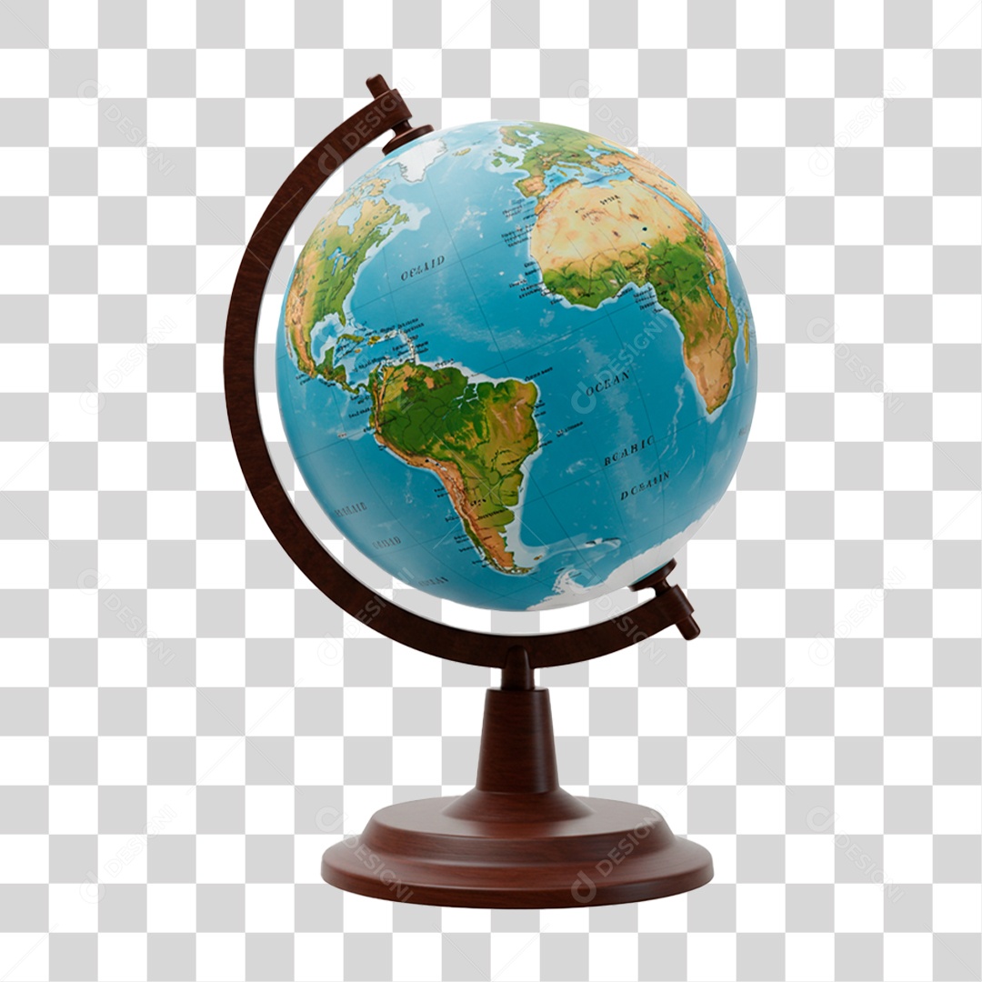 Globo Terrestre PNG Transparente