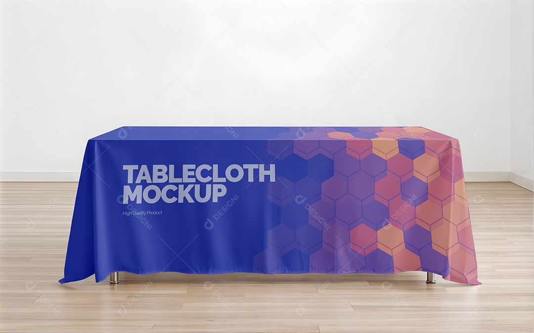 Mockup de Toalha Para Mesa PSD Editável