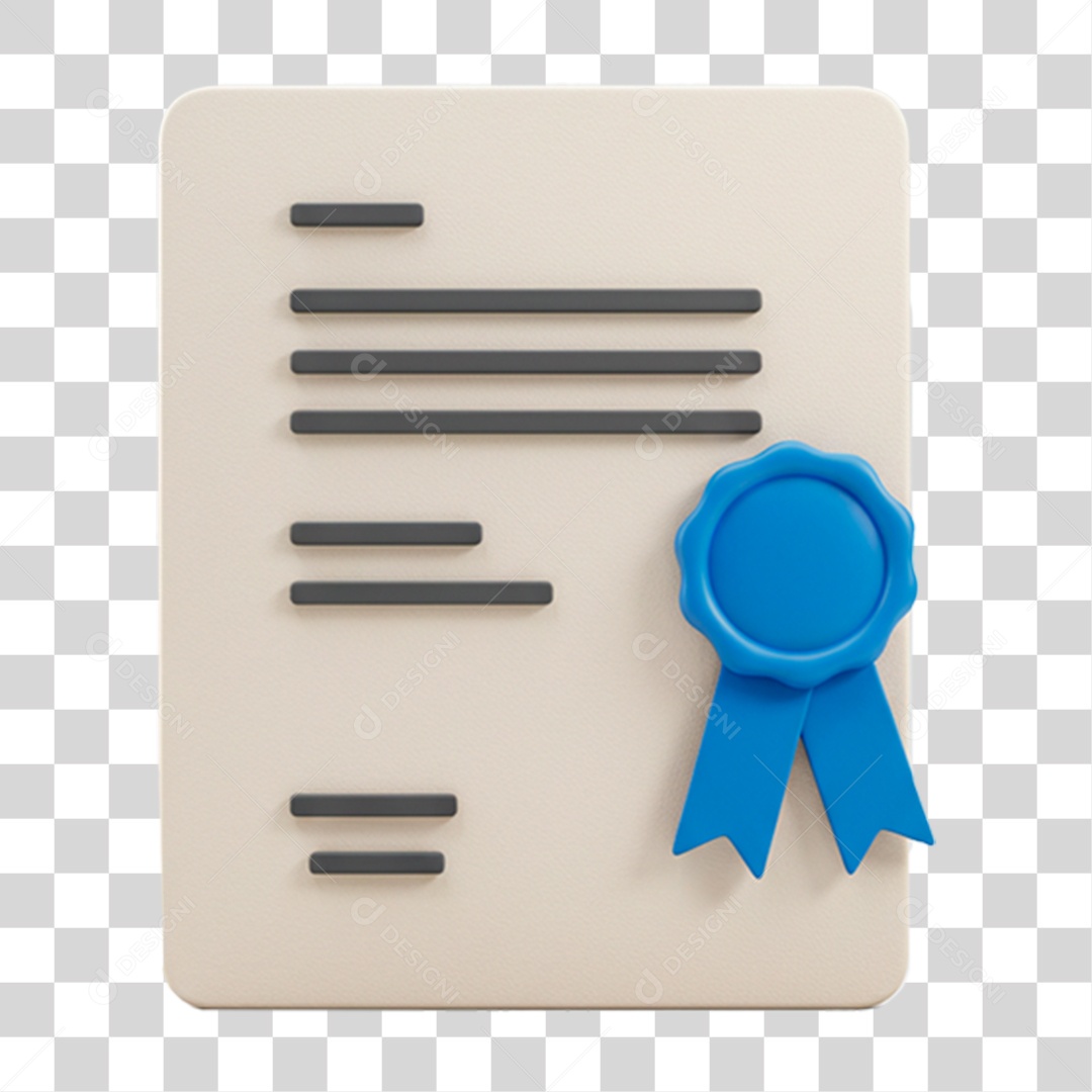 Certificado PNG Transparente